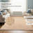 Aufmann Handwoven Jute and Cotton Area Rug - Natural Rug, Farmhouse Accent Rug for Living Room, Bedroom or Entryway, Ivory 8' X 10'-647438932