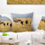 Coussin décoratif autruches d'Afrique en Afrique du Sud-29891864-29891867