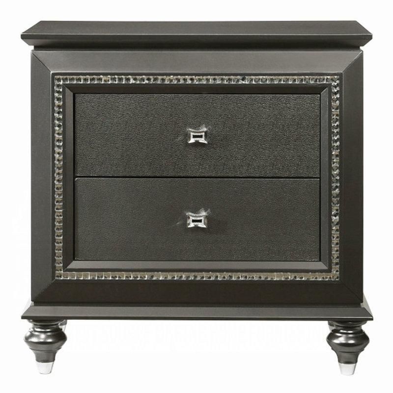 Table de chevet 1Pc, Gray
