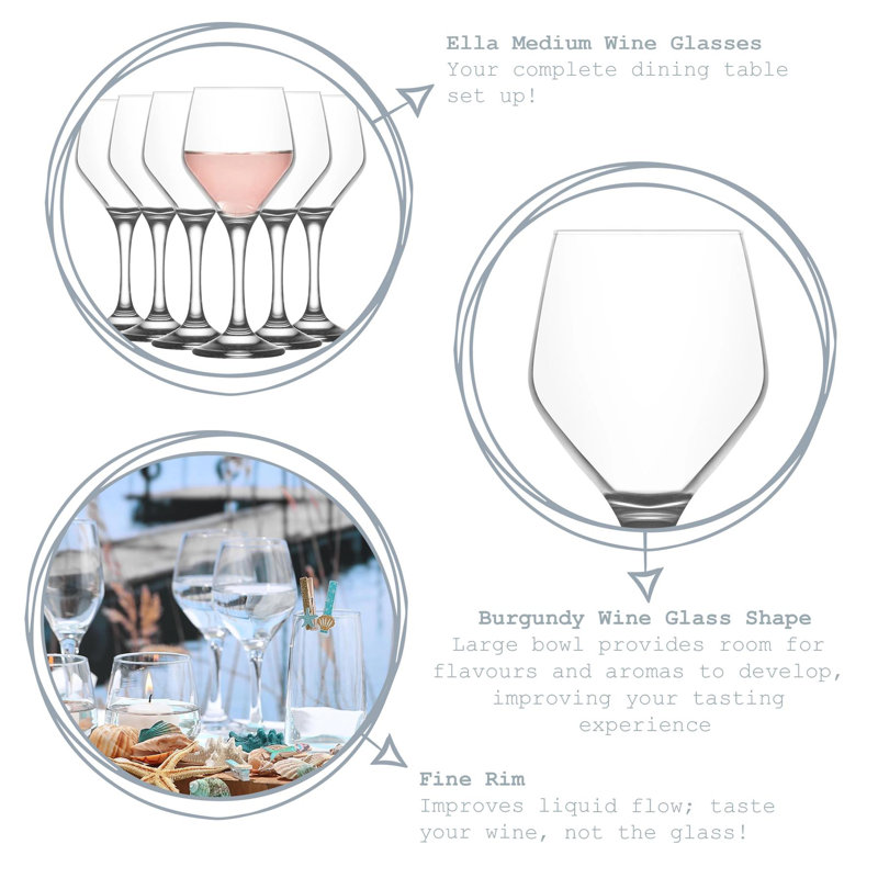 330ml Red Wine Glass, 6