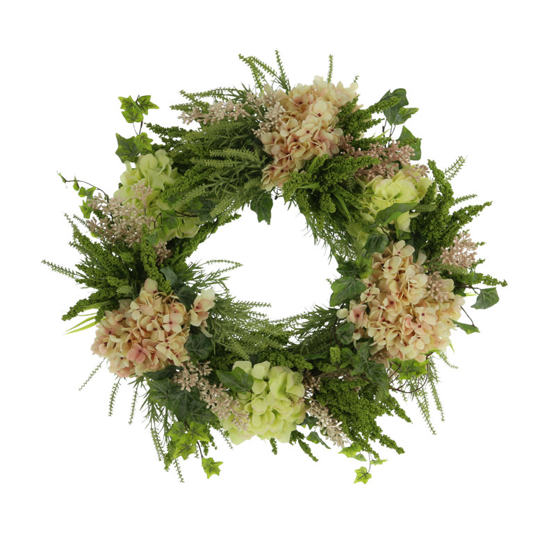 Hydrangea, Eucalyptus And Ivy Wreath