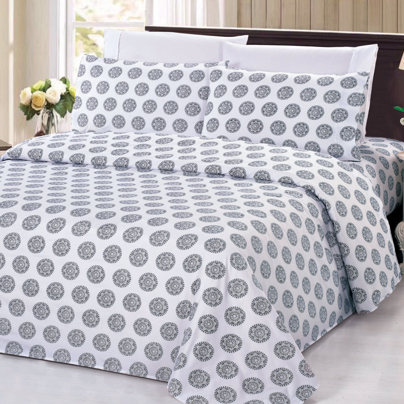 Ensemble de couettes circuits motifs branches , Housse de couette grand et 2 taies d'oreiller stan