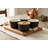 Set of 4 Vintage Matte Black Ramekins - 10cm Oven-Safe Stoneware Bowls for Creme Brulee, Souffles, Dips, and Desserts