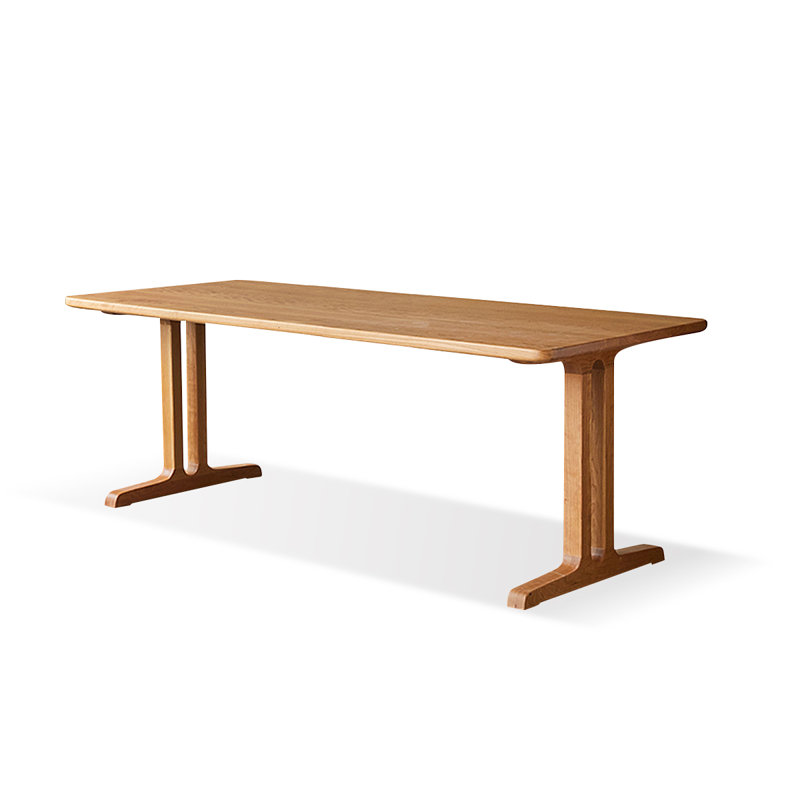 Tables de salle à manger en bois massif brun, H 29,53 po x L 62,99 po x l 31,5 po