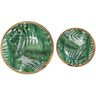 Rosvita Handmade Solid Wood Decorative Bowl 2