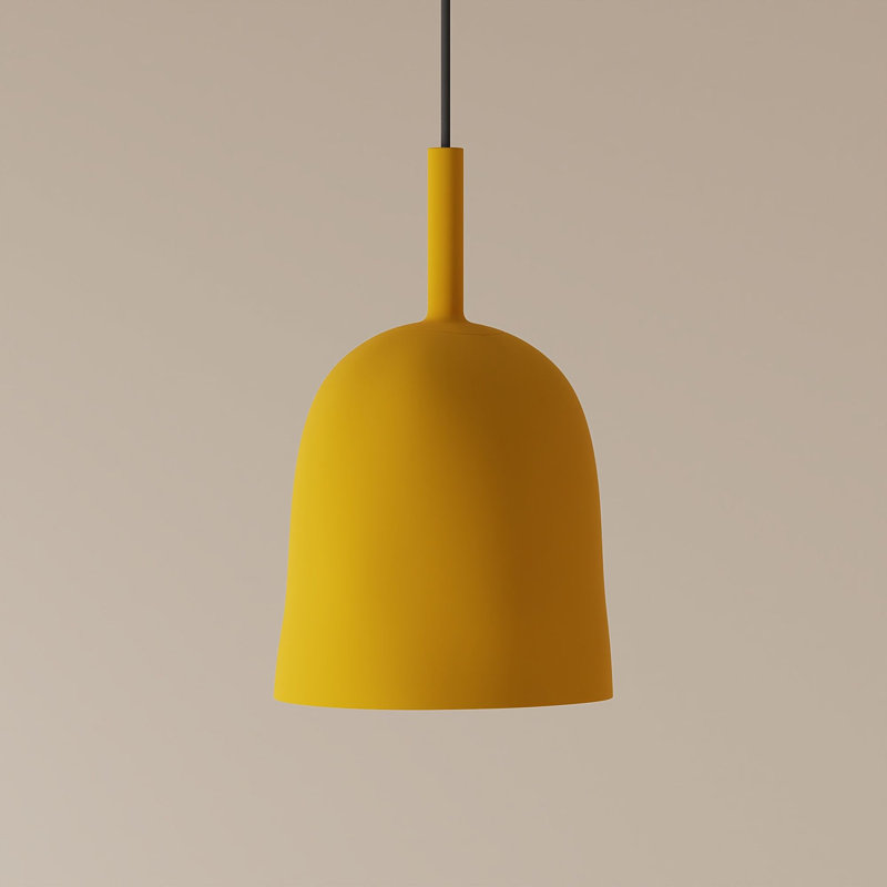 Vessel Pendant Light, Sunrise, 21.5'' H x 9'' W x 9'' D, Black