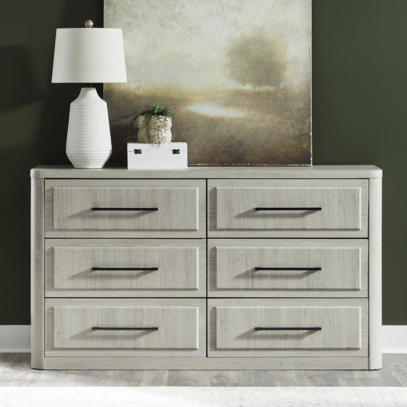 Commode 6 tiroirs Izzabell Chasteen