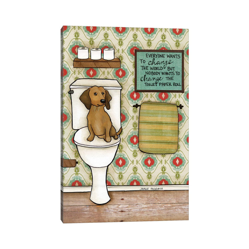 Changez le rouleau par Jamie Morath - impression, H 40 po x l 26 po x P 1,5 po, Toile tendue, Pas de tapis