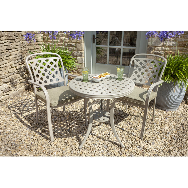 Berkeley 2 Seater Bistro Set with Cushions