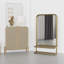 Metal Rectangle Mirror with Shelves