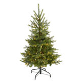 Lighted Artificial Spruce Christmas Tree
