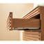 Meuble-lavabo simple 36 po, mural et flottant, lavabo en céramique, entièrement assemblé, noyer naturel, contreplaqué pour plus de fiabilité Meuble-lavabo flottant 36 po avec rangement, rangement bien rangé