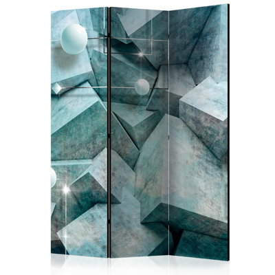 Halmar 135cm W x 172cm H 3 - Panel Solid Wood Folding Room Divider
