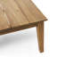 Table basse d'extérieur en bois d'acacia