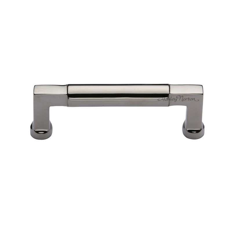 Bauhaus Cabinet Bar Pull, Polished Nickel, 8"
