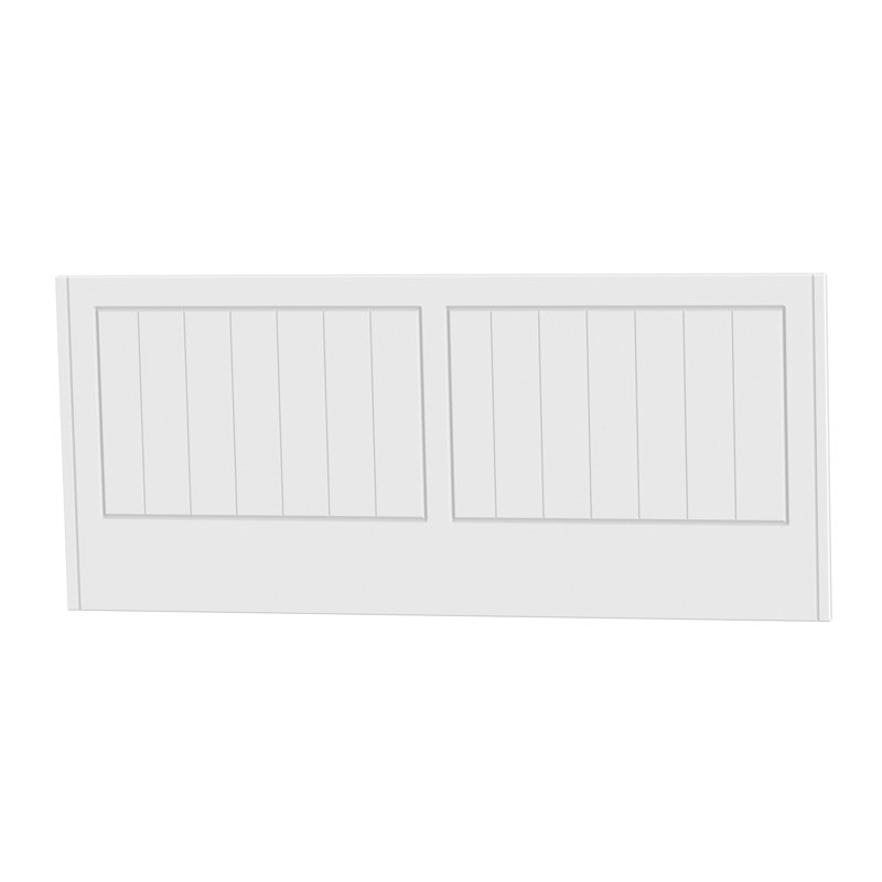 Fully Assembled Saxena Headboard, Small Double (4'), White