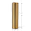 Vase de table en métal doré intérieur / extérieur-1059237216