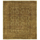 Antique Weave Sultanabad Wool Oriental Area Rug in Yellow/Brown/Green