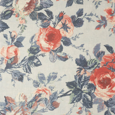 Waverly 54" Apple Hill Chambray 55% Linen/45% Cotton Blend Fabric, Cut By The Yard