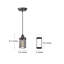 Luminaire suspendu cylindrique à 1 lumière Agustin