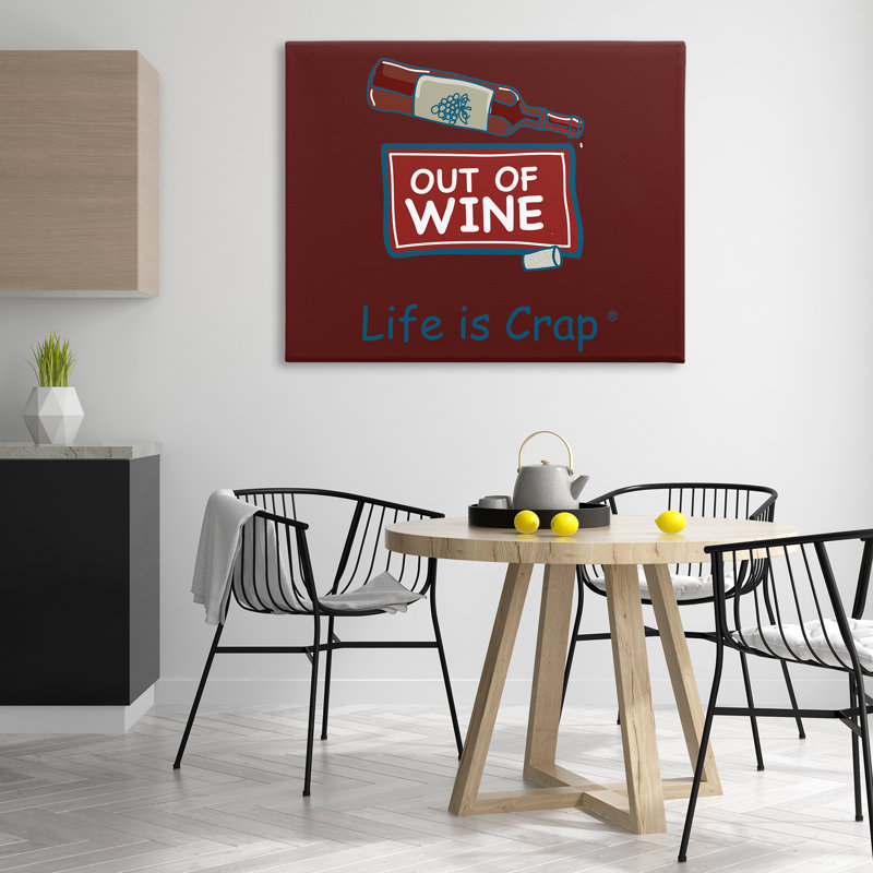 «Out Of Wine Bottle» par LIC, H 36 po x l 48 po
