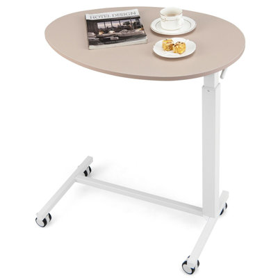 Adjustable Oval Metal Base Standing Desk