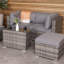 Huntington 4 Seater Rattan Sofa Set