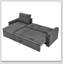 Canapé-lit convertible polyvalent avec rangement et housses amovibles lavables pour le confort du salon-1097321663