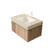 Sintered Stone Countertop and Undermount Ceramic Basin-123303706
