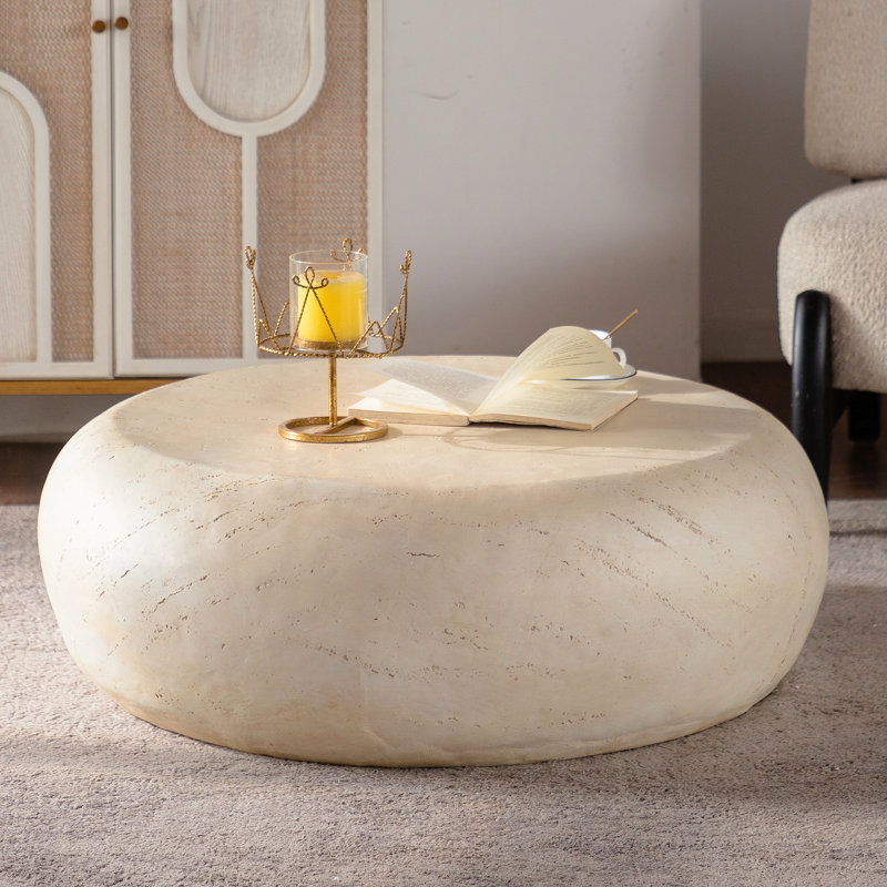 Table basse ronde Mid-Century