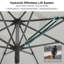 Parasol de table semi-automatique pour l'extérieur-1262374880