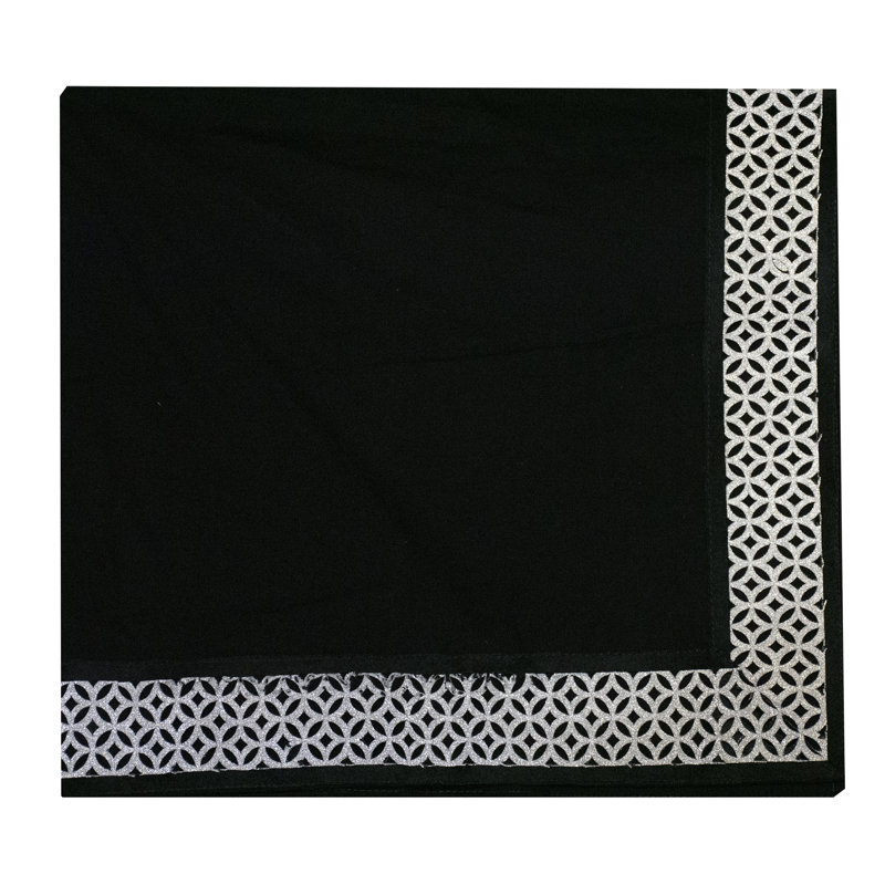 Linen Napkin With Art Border Design
