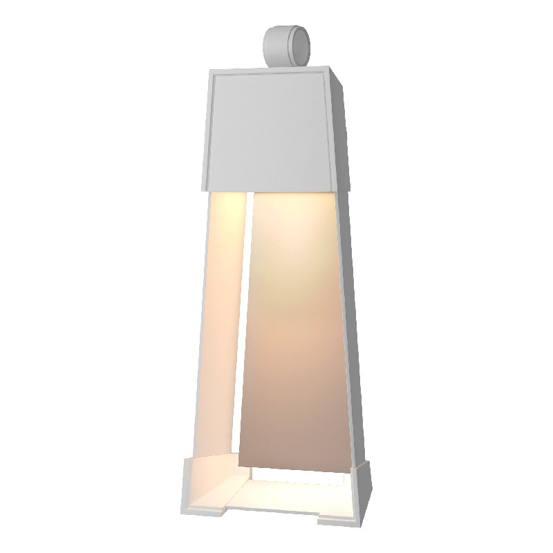 Revere Steel Wall Light, 25.1" H x 10.2" W x 4" D, White, Coastal Burnished Steel