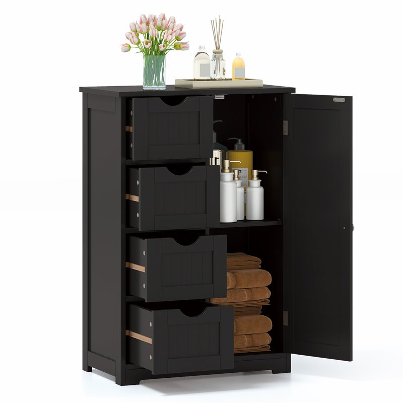 Armoire de salle de bain autoportante l 22 po x H 32 po x P 12 po Gricell