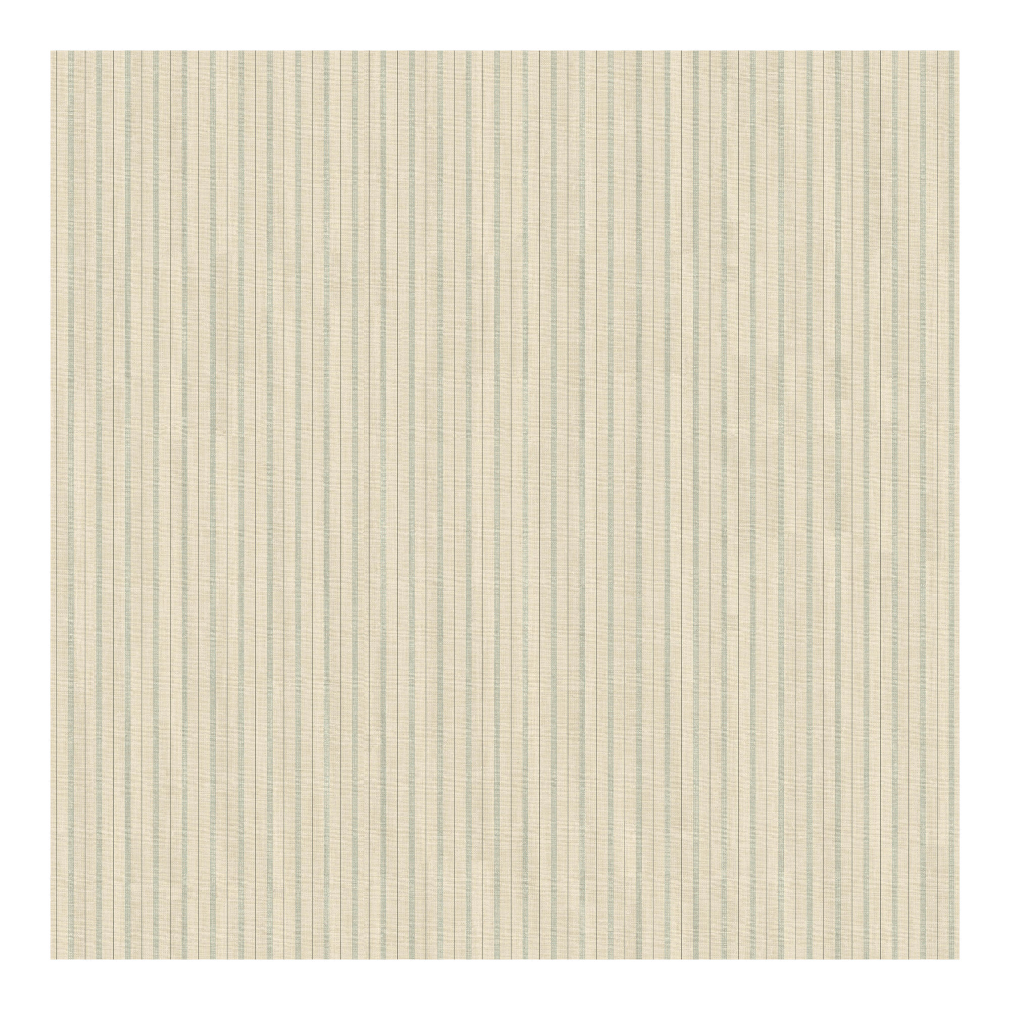 French Ticking Wallpaper, Khaki/Light Blue