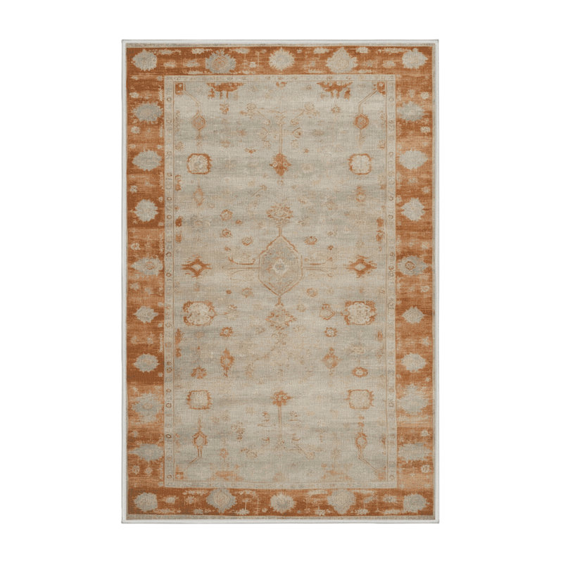 Tapis beige surteint lavable à la machine, Rectangulaire 2 pi x 3 pi