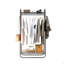 Portant à vêtements autoportant et robuste, portemanteau à rouler en métal avec double étagère, portemanteau portatif pour suspendre les vêtements-1026871310