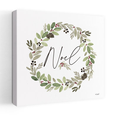 Noel Wreath Contemporary Pine Art