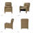 Beecher Traditional 28.75" Wide Genuine Leather Manual Club Recliner with Solid Wood Legs-501836492