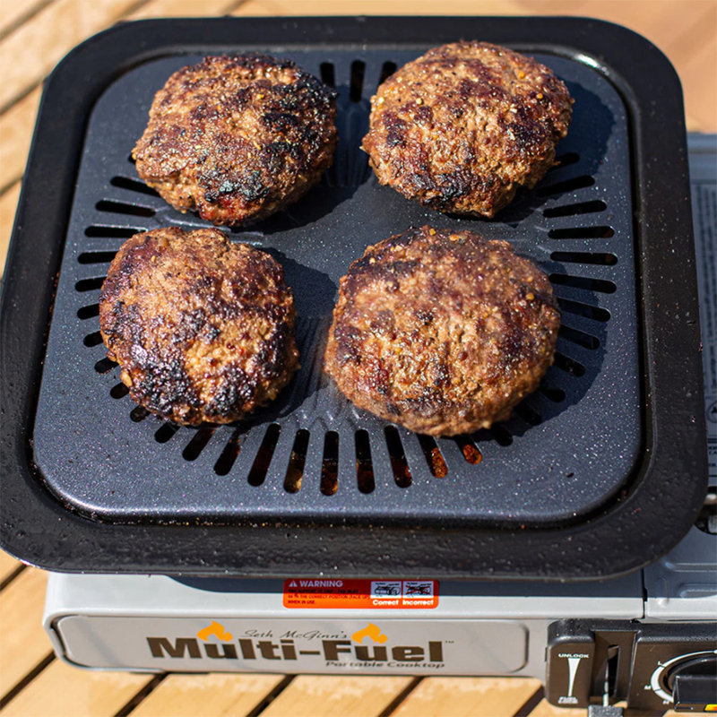 Cancooker 10'' W x 10'' D Metal Charcoal Tray