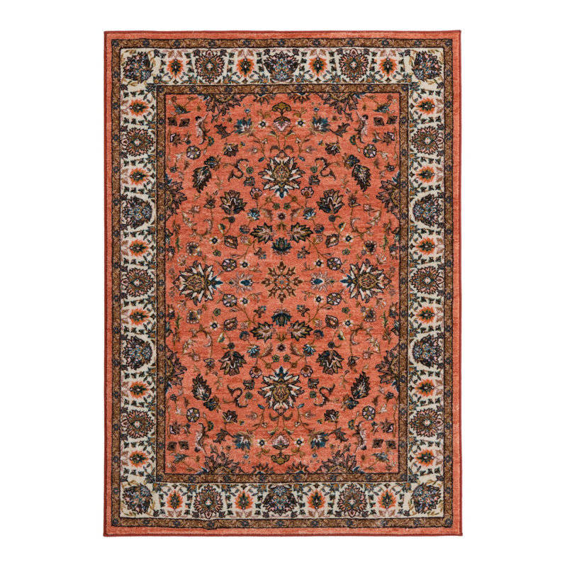 Hylan Oriental Indoor Rug, Rectangle 4'4" x 6'
