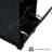 Classic Kitchen Island Including Hidden Trash Can, Power Supply, 3 Drawers, Open Shelves, 5 Design, Black With Storage Cabinet, Outlet, Side , Movement,-1575668582
