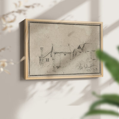Vintage Sketch Work-LX -Framed Print - Restickable