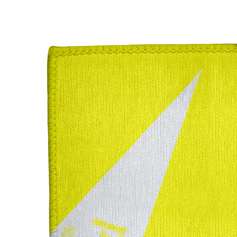 Tapis jaune barhood de à tissage plat rand cite city, Rectangle 2 pi x 3 pi
