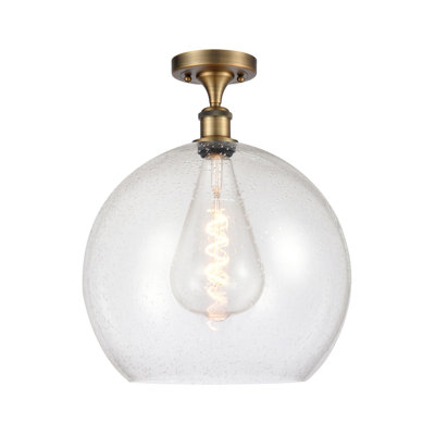Plafonnier semi-encastré 1 lumière
