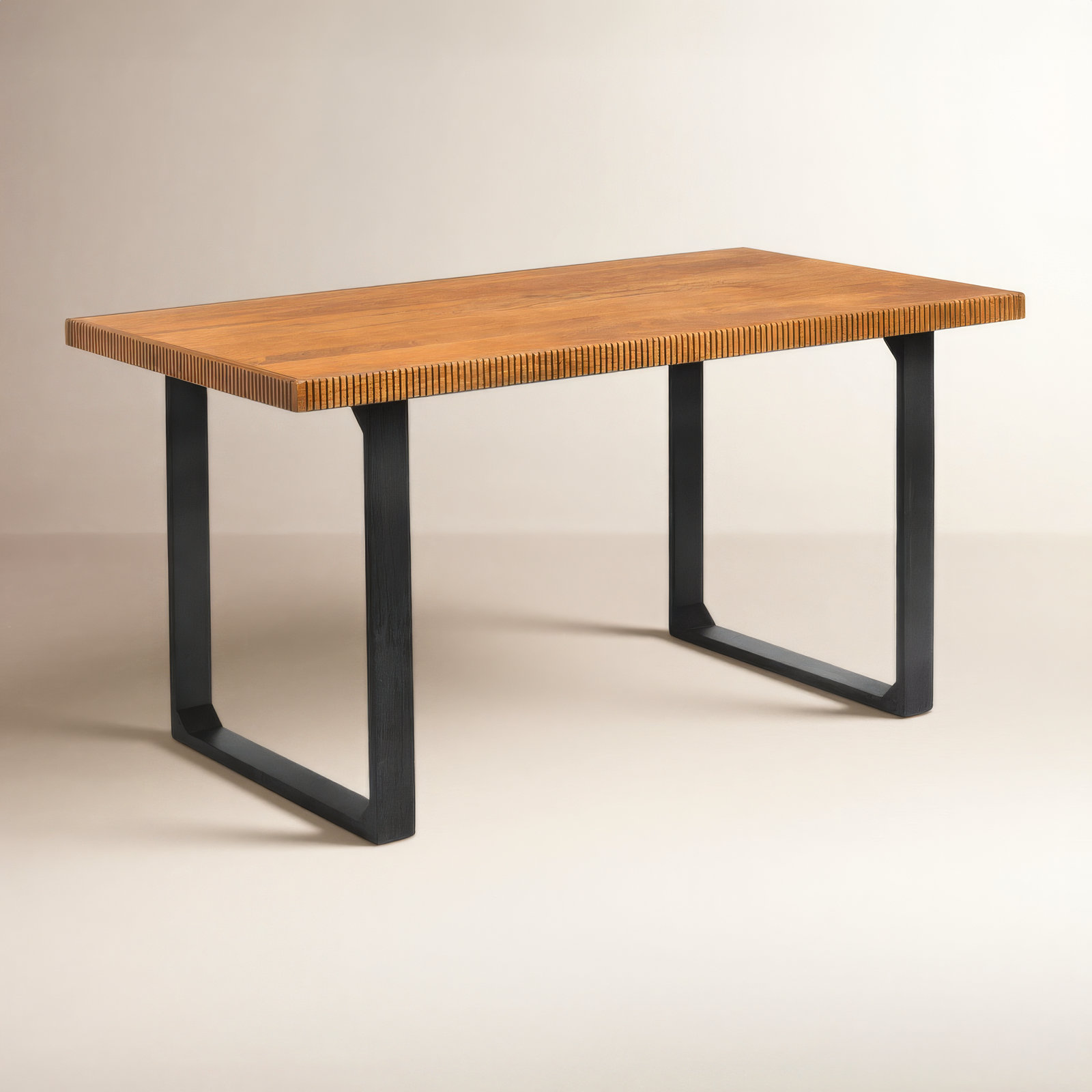 Urbana 60" Mango Dining Table, Mid Tone Honey