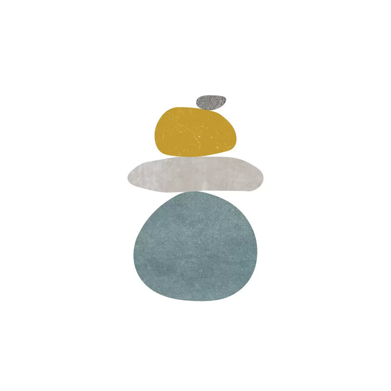Pebbles V by Nouveau Prints - Painting on Canvas, 101.6cm H x 66.04cm W x 3.81cm D, Wrapped Canvas