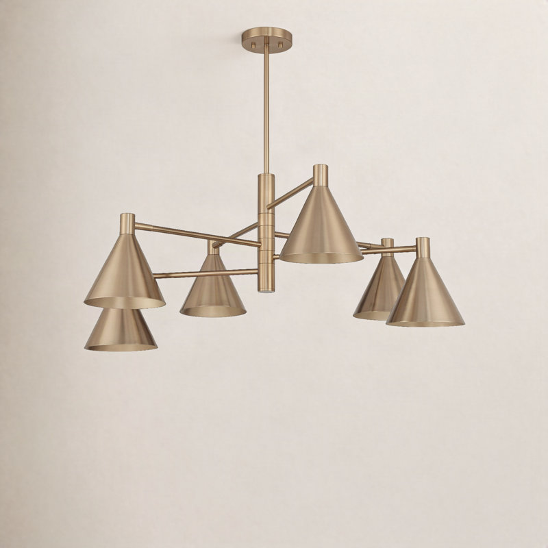Moderne 6-Light Chandelier