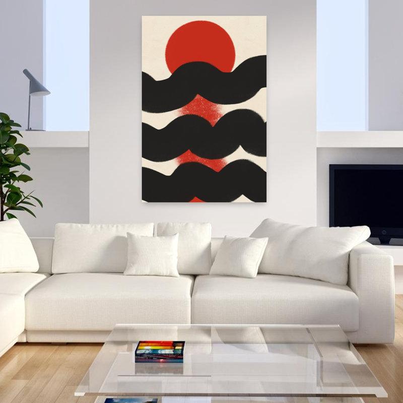 Art contemporain contemporain, H 48 po x l 32 po