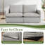 Canapé modulaire rembourré, rembourré en duvet pour le salon Sectiona, canapé Cloud, canapé modulaire rembourré-114299834-114490768